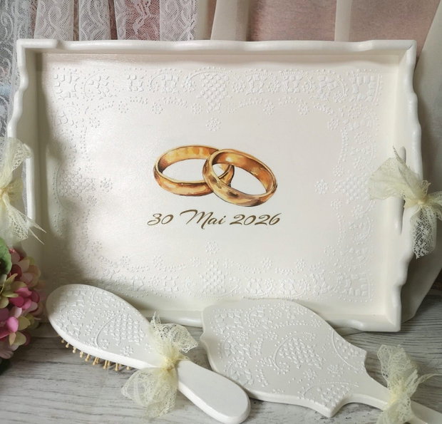 Set gatit mireasa - tava cu accesorii