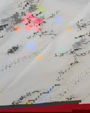 Fata de masa broderie dantela aplicatii