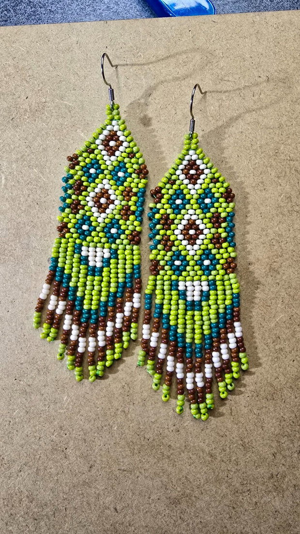 Cercei handmade Frunze de Primăvară