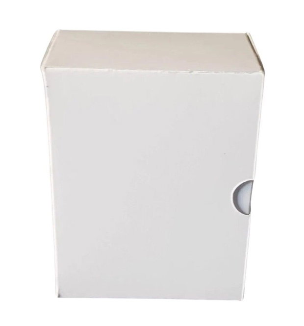 Cutie alba cu fereastra 6.5x5x3cm. ambalaj pentru bijuterii, lumânări, mărturii
