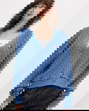 Tommy Jeans cardigan feminin din bumbac