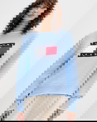 Tommy Jeans pulover pentru femei, din bumbac