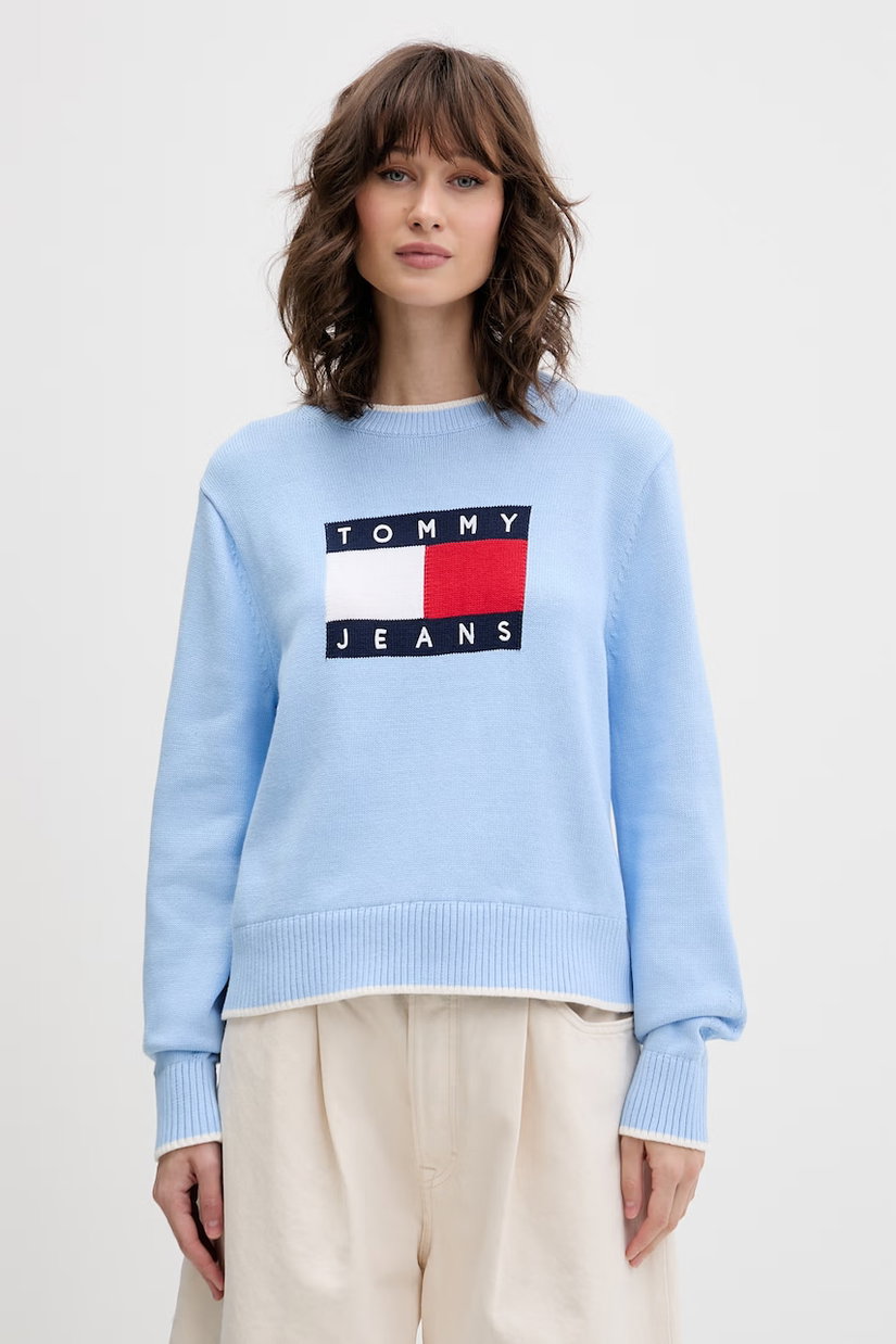 Tommy Jeans pulover pentru femei, din bumbac