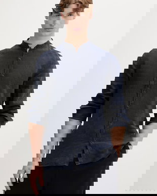 HUGO cămașă pentru bărbați, din in