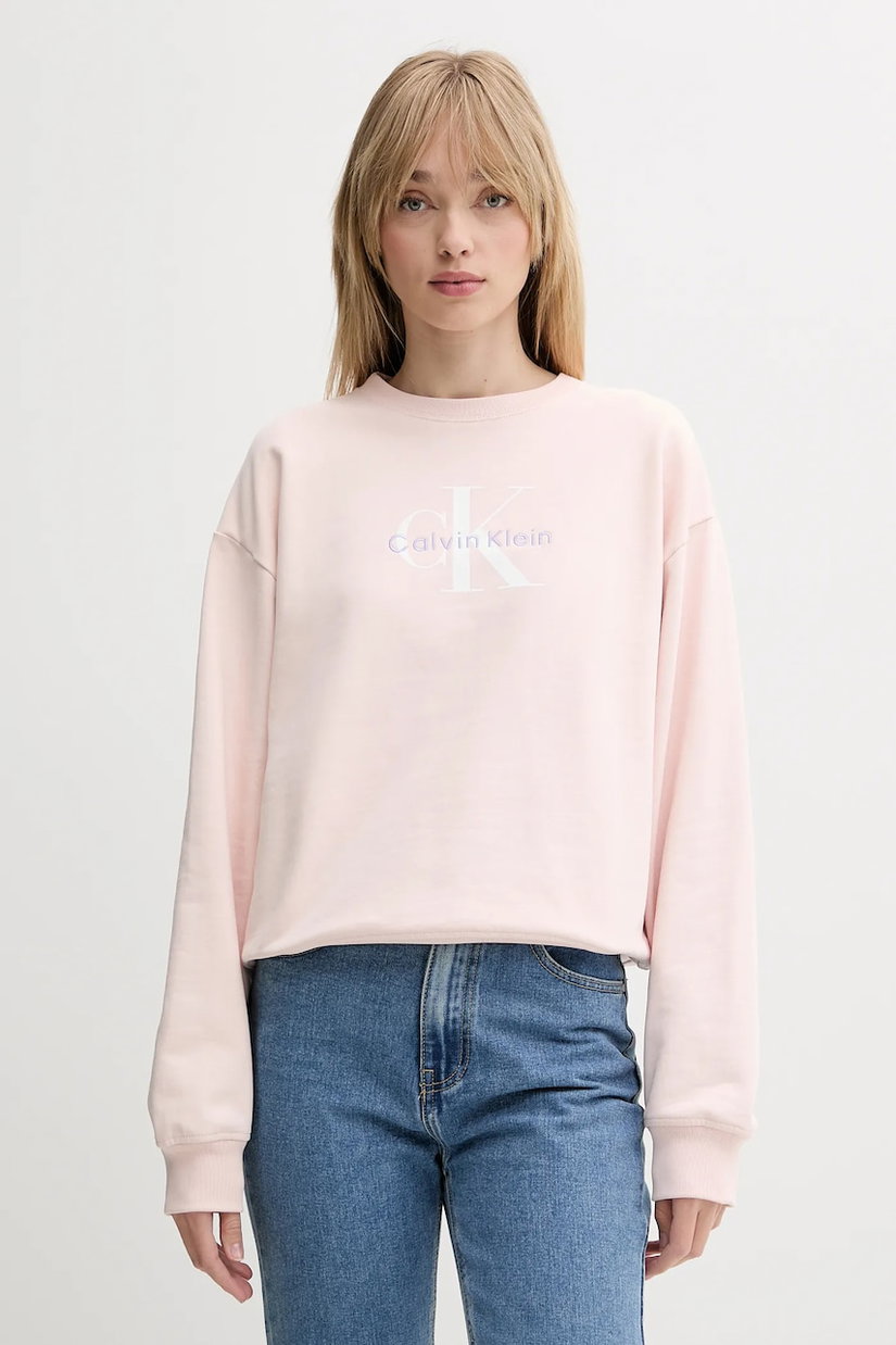 Calvin Klein Jeans hanorac de femei cu bumbac