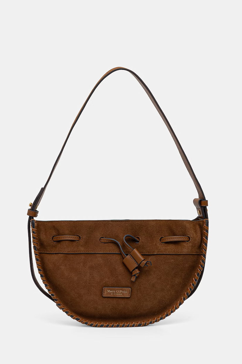 Marc O'Polo geantă crossbody de femei din piele întoarsă