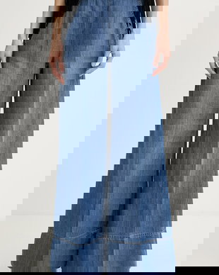 Pinko blugi wide leg de damă