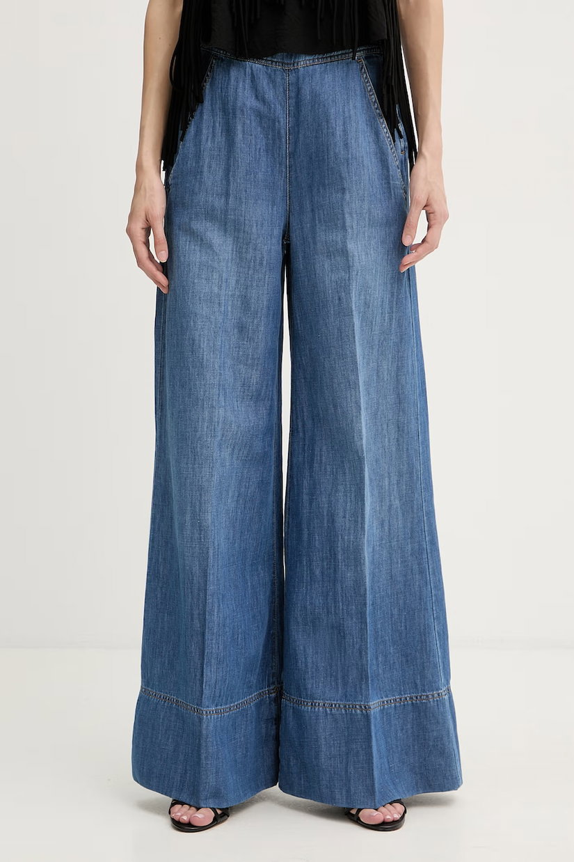 Pinko blugi wide leg de damă