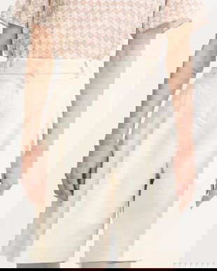 Trussardi pantaloni scurți de damă din in