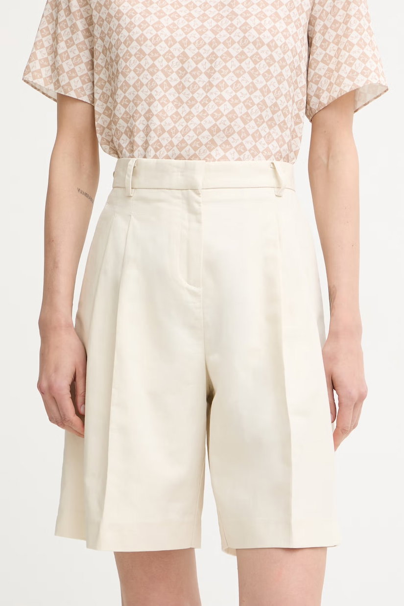 Trussardi pantaloni scurți de damă din in