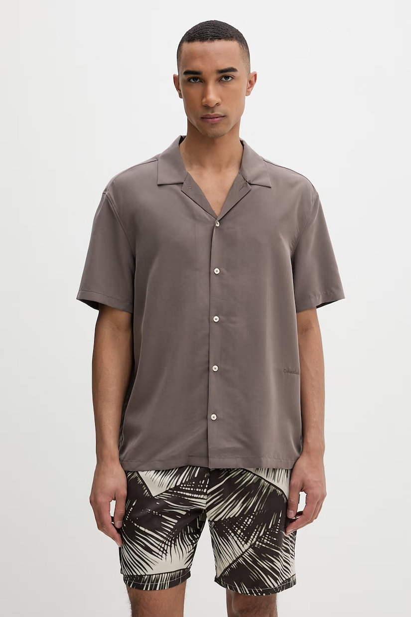 Calvin Klein cămașă pentru bărbați, cu modal