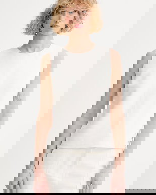 Calvin Klein bluză cu bretele pentru femei, cu vâscoză