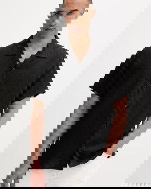 Calvin Klein cămașă bărbați de in