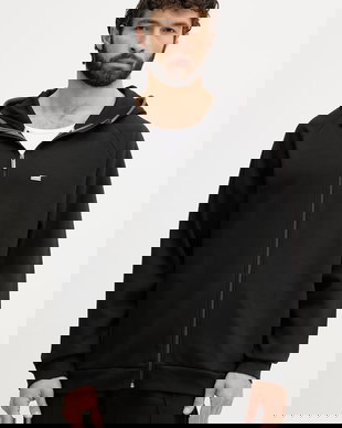 BOSS hanorac cu fermoar și glugă bărbătesc Sense Hooded Jacket