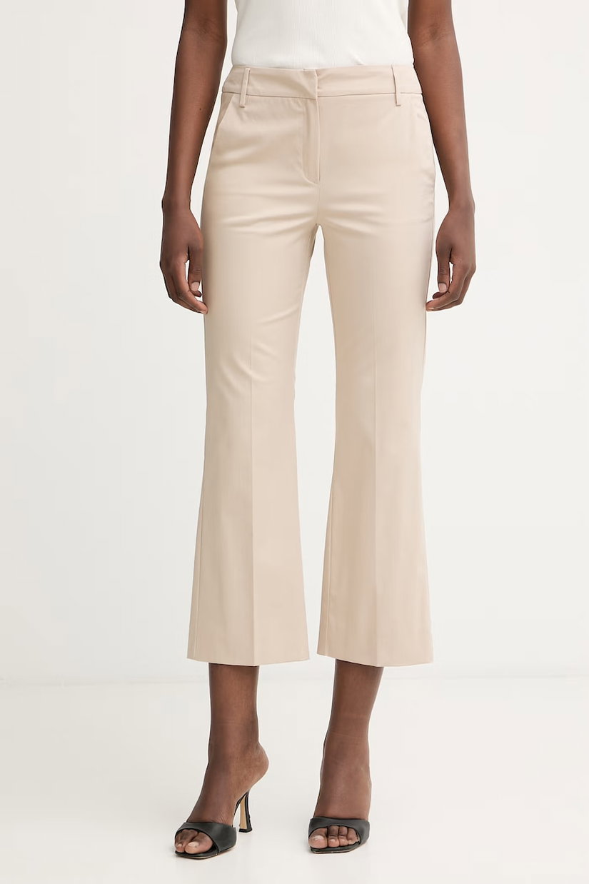 Marella pantaloni pentru femei, cu bumbac Emme by Marella