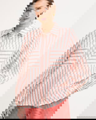 iBlues cămașă pentru femei, din in GINSENG