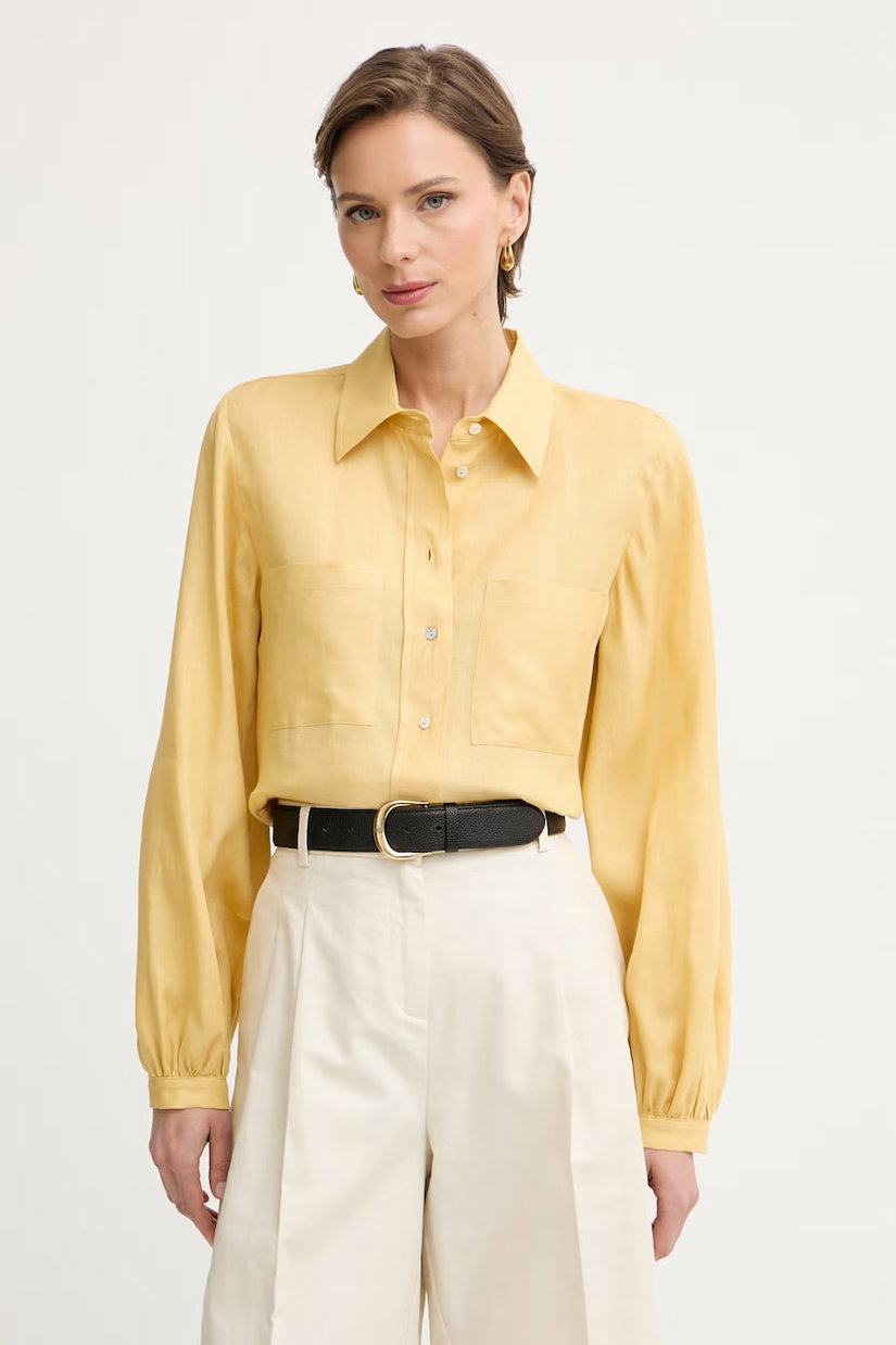 iBlues cămașă pentru femei, din in GINSENG