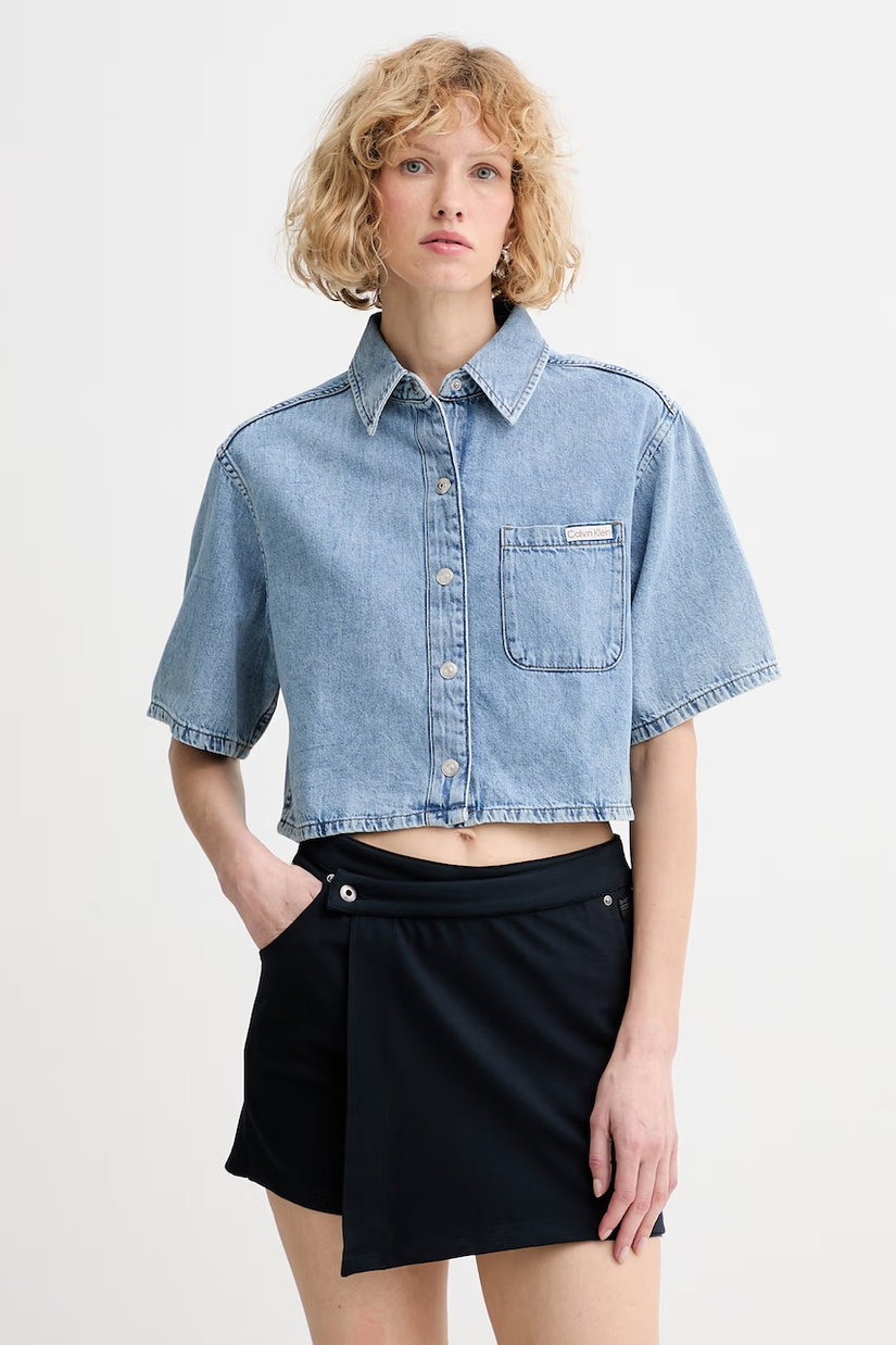 Calvin Klein Jeans cămașă pentru femei, din denim