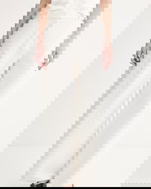 Calvin Klein pantaloni de damă cu vâscoză