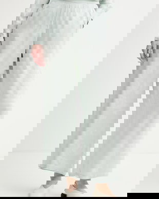 Calvin Klein pantaloni wide leg de damă din vâscoză