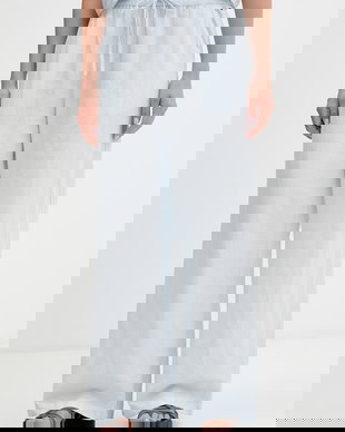 Tommy Jeans pantaloni de femei din in