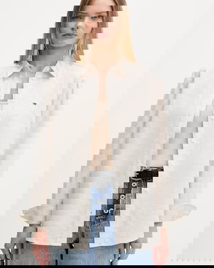 Tommy Jeans cămașă pentru femei, cu in