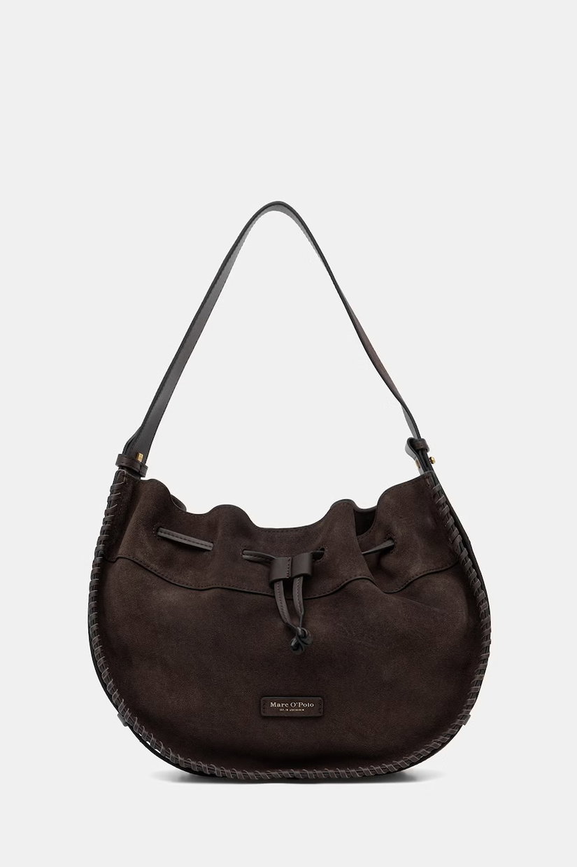 Marc O'Polo geantă pentru femei. din piele întoarsă