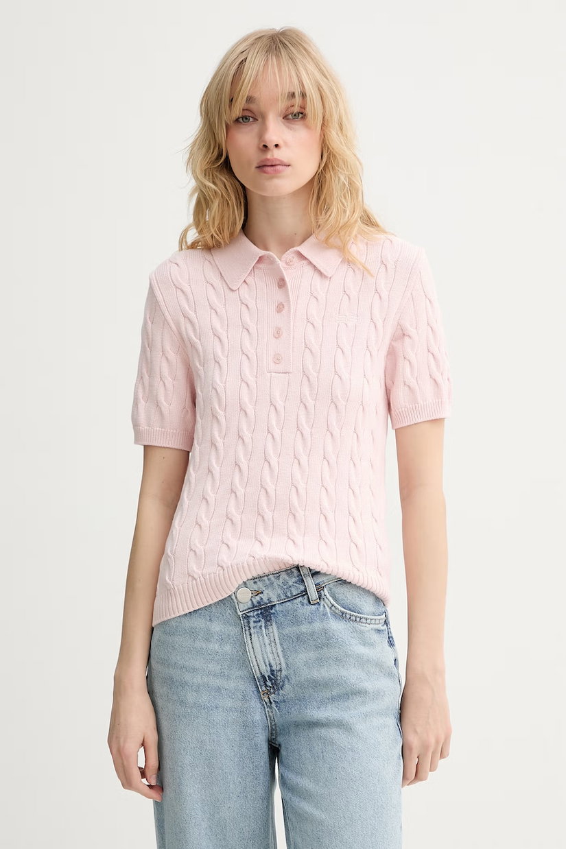 Gestuz pulover cu mânecă scurtă de damă cu vâscoză