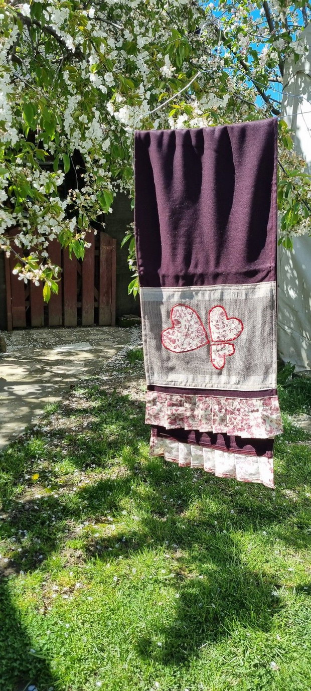 Napron/traversa de masa, handmade