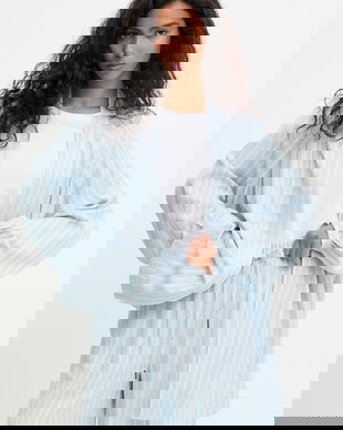 Answear.LAB compleu de zi pentru femei, cu amestec de in