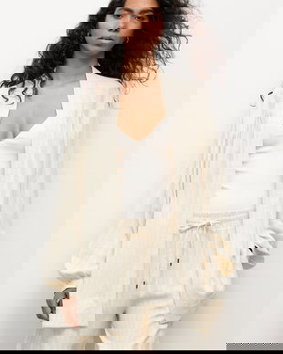 Answear.LAB compleu de zi pentru femei, cu amestec de in