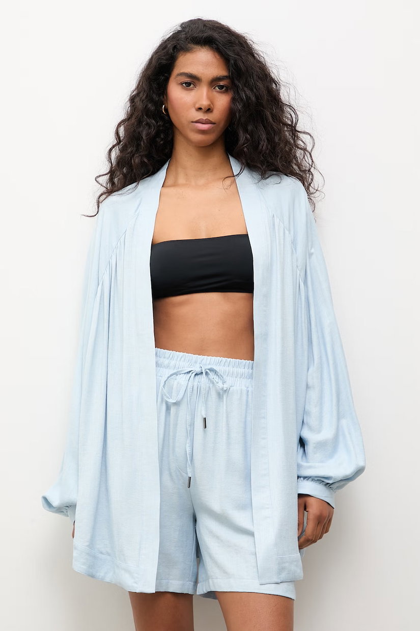 Answear.LAB compleu de zi pentru femei, cu amestec de in