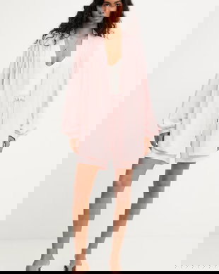 Answear.LAB compleu de zi pentru femei, cu amestec de in