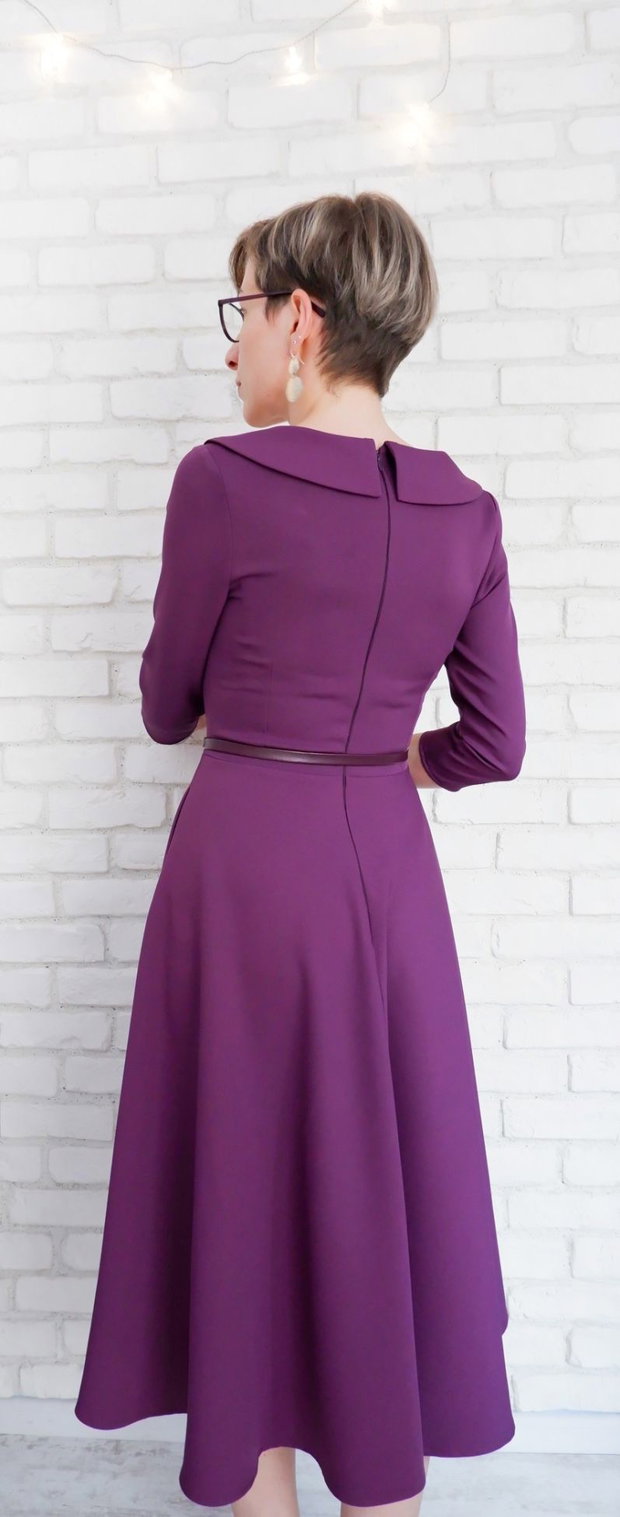 Rochie Clos cu Guler Intors - in culoarea preferata