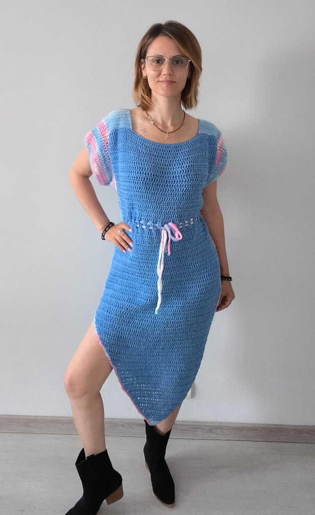 Blue dress