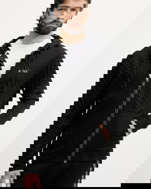 BOSS hanorac de loungewear bărbătesc din bumbac Authentic Jacket H