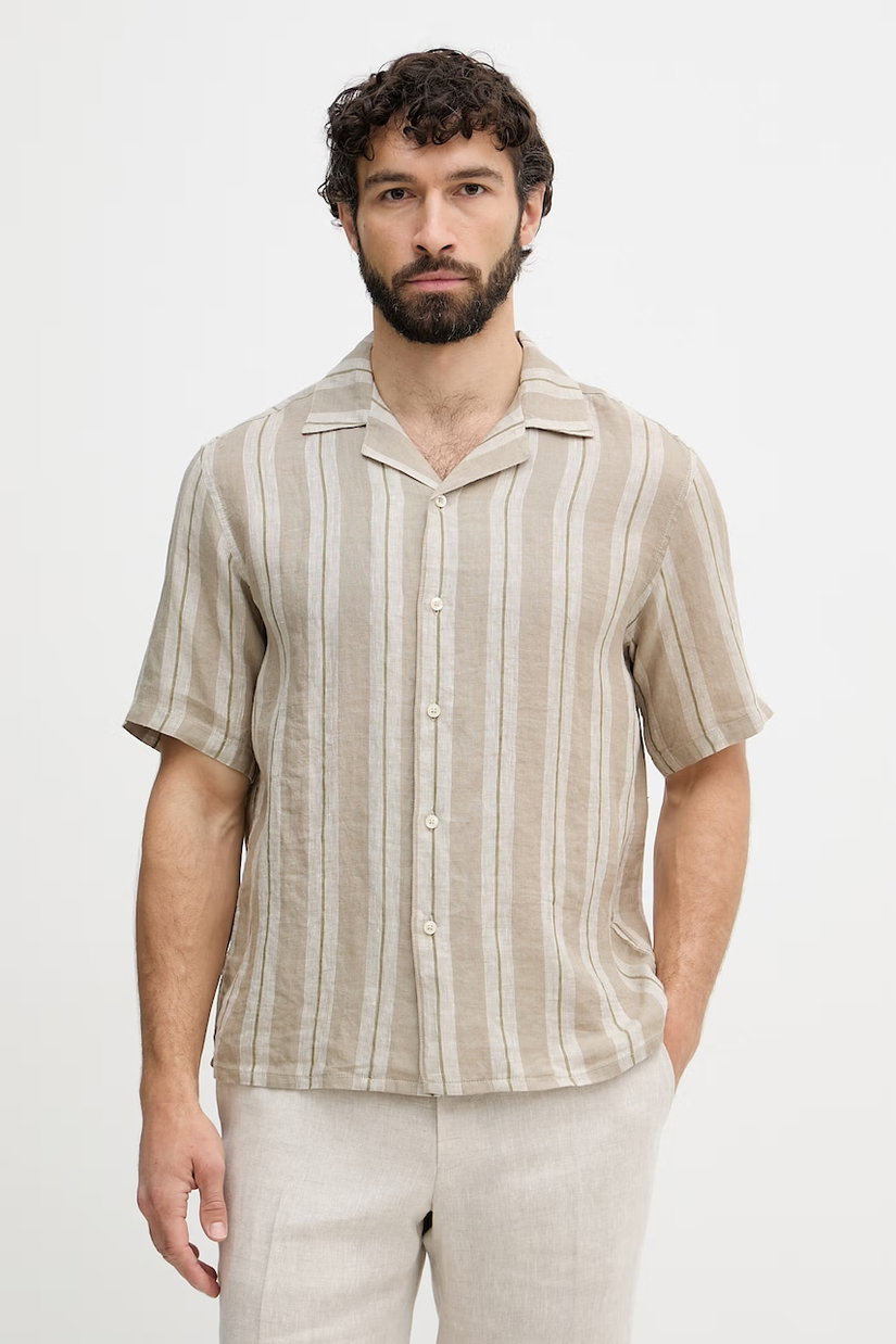 United Colors of Benetton Cămașă bărbătească din in