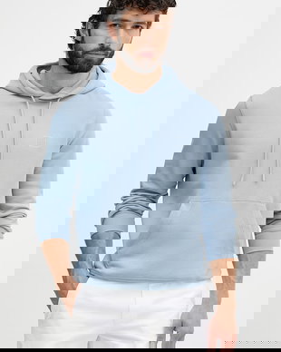 BOSS Orange hanorac cu glugă bărbătesc din bumbac Wetalk