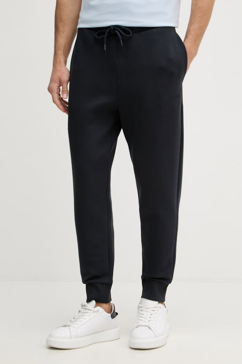 BOSS Green pantaloni de trening bărbați din bumbac cu elastan