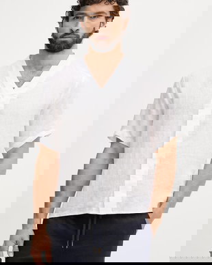 United Colors of Benetton Cămașă bărbătească din in