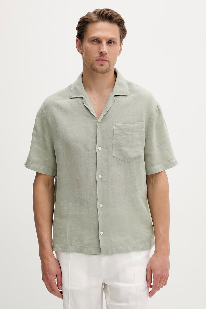 HUGO cămașă pentru bărbați, din in Exolino