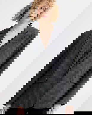 rag & bone sacou cu vestă de femei cu lână Jennifer