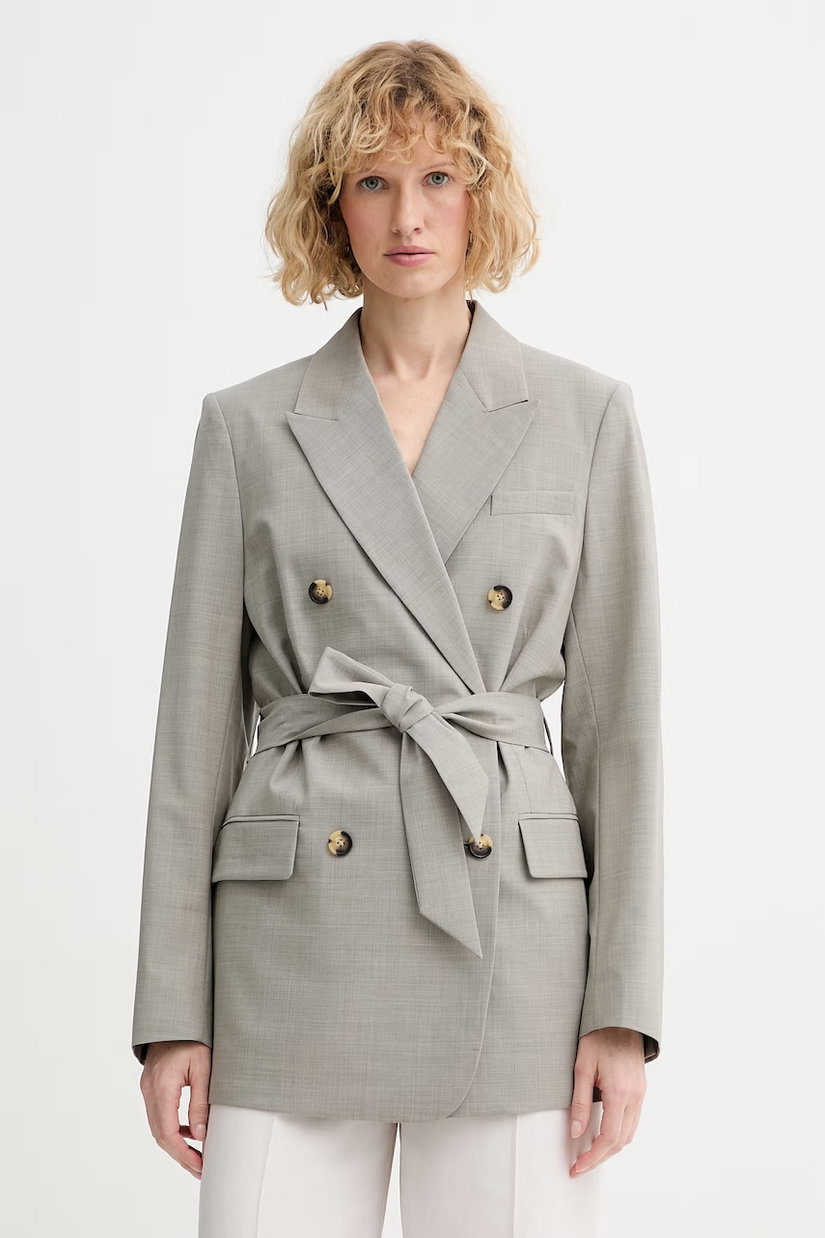 Rag & Bone sacou cu două rânduri de nasturi de damă cu lână Virginia