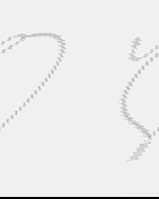 MM6 Maison Margiela colier cu pandantiv de damă din alamă