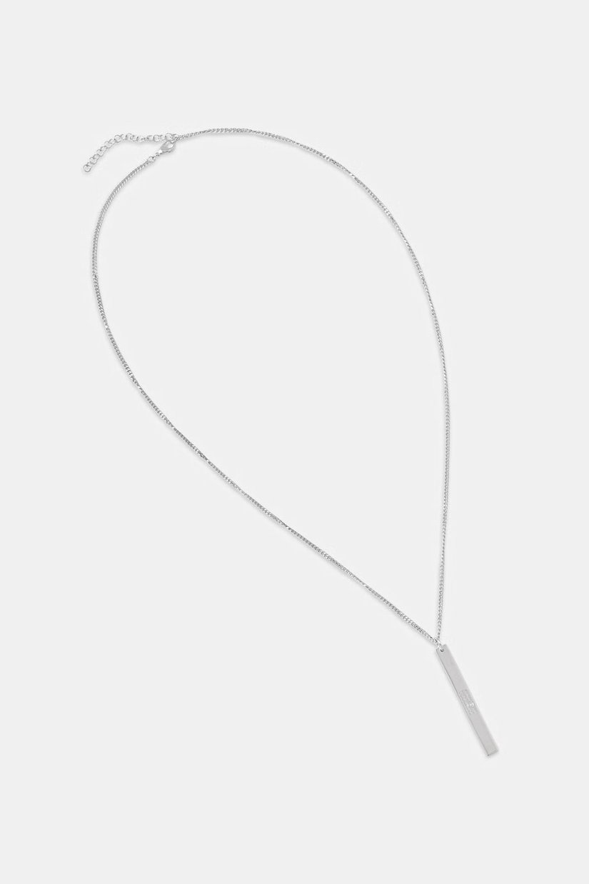 MM6 Maison Margiela colier cu pandantiv de damă din alamă