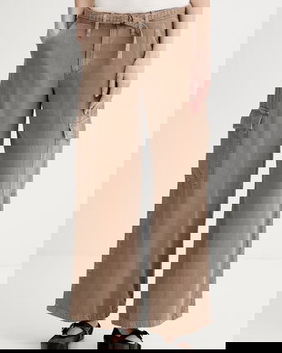 Levi's pantaloni femei cu lyocell BAGGY DAD CARGO