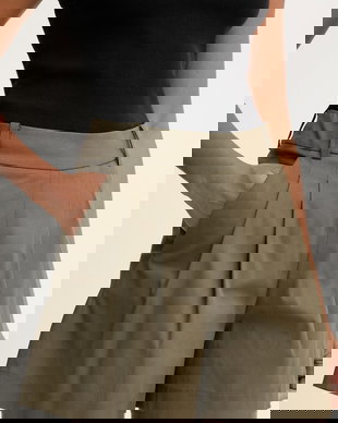 Luisa Spagnoli pantaloni scurți de damă din bumbac cu elastan Altalena