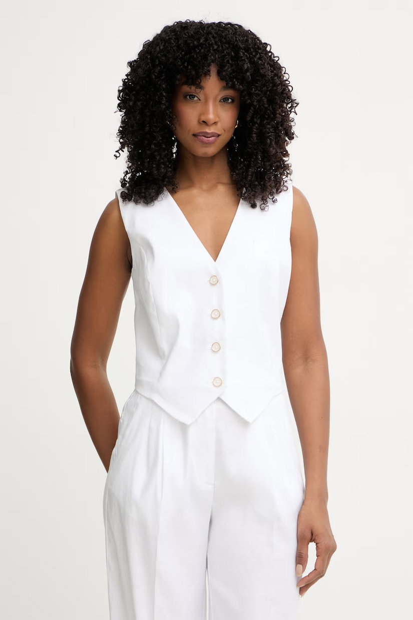 Guess Vestă cu un singur rând de nasturi de damă