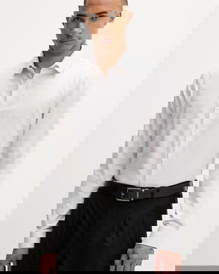 Calvin Klein cămașă bărbătească din bumbac cu elastan