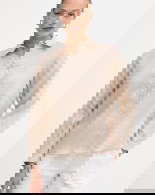 Sisley cămașă damska din in